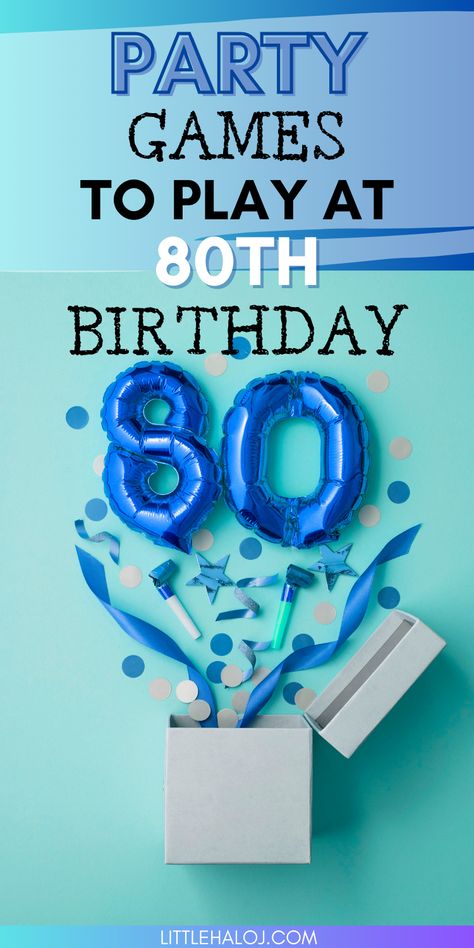 80th Bday Party Ideas For Mom, 80yh Birthday Party Ideas, Ideas For A 80th Birthday Party, 80th Bday Party Games, Birthday Party Games For Family, 85th Birthday Party Games, 80birthday Party Ideas, 80th Birthday Party Activities, Ideas For 80th Birthday Party Dads