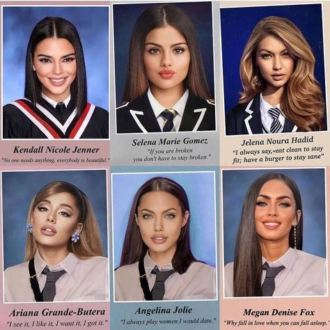 How To Look Good In Yearbook Photos, Celebrities Yearbook Photos, Celebrity Yearbook Photos Edit, Pretty License Id Picture, School Poses Photo Ideas, Yearbook Photoshoot Ideas, Yearbook Photoshoot, Celebrity Yearbook Photos, Megan Denise Fox