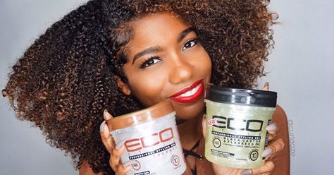 Two Major Ways Your Fave EcoStyler Just Changed - plus some tutorials! 4b Curls, Eco Gel, Head Hairstyles, Styling Curly Hair, Short Black Haircuts, Fresh Hairstyles, Eco Styler Gel, Oil Gel, Eco Hair