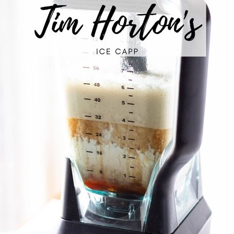 Ice Capp Recipe, Tim Hortons Iced Capp Recipe, Frozen Cappuccino Recipe, Ice Cap Recipe, Iced Capp Recipe, Tim Hortons Iced Coffee, Iced Cappuccino Recipe, Tim Hortons Coffee, Cappuccino Recipe