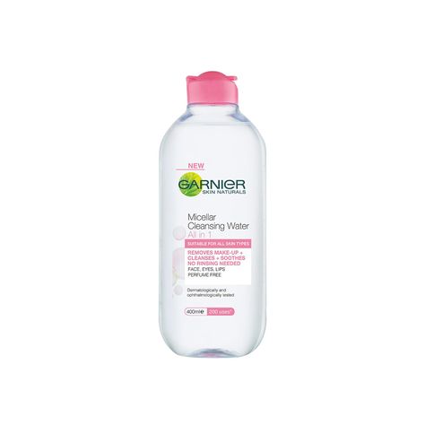 The Best Micellar Waters, According to RedditGarnier SkinActive Micellar Cleansing Water All-in-1 Cleanser & Makeup Remover Make Remover, Makeup Cleanser, Garnier Micellar Water, Garnier Micellar Cleansing Water, Parfum Victoria's Secret, Garnier Micellar, Beauty Products You Need, Beauty Night, Face Cleansing