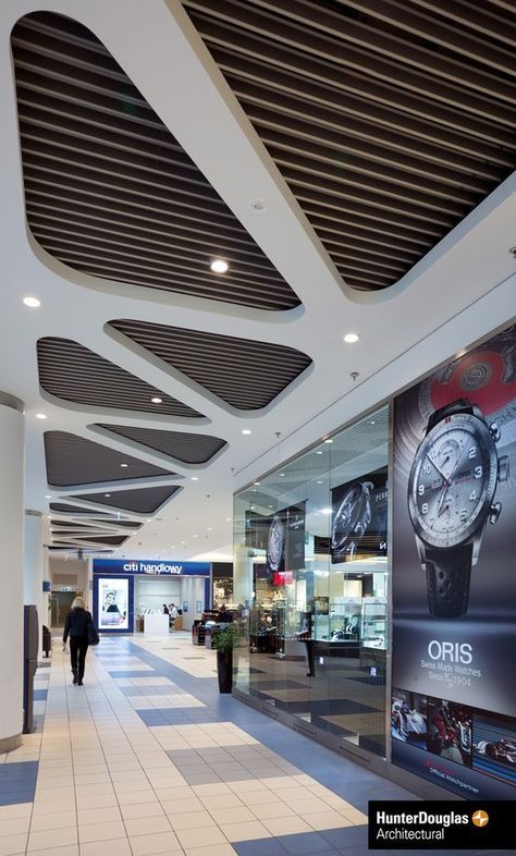 Innovative False Ceiling Ideas, Ceiling Shop Design, False Ceiling For Shop, Innovative Ceiling Design, Shop False Ceiling Design, Baffle Ceiling Design, Architecture Ceiling Design, Shop Ceiling Design, False Ceiling Design For Shop