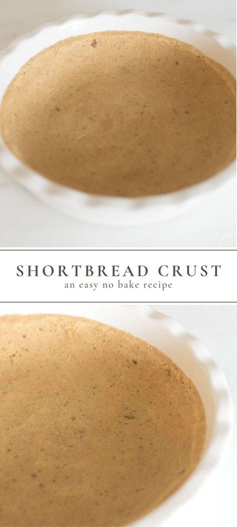 Shortbread Pie Crust Recipe, Cheesecake Crust Recipe, Shortbread Pie, Cheesecake Pies, Easy Shortbread Crust, Shortbread Pie Crust, Shortbread Crust Recipe, Recipe For Cheesecake, Cookie Crust Recipe