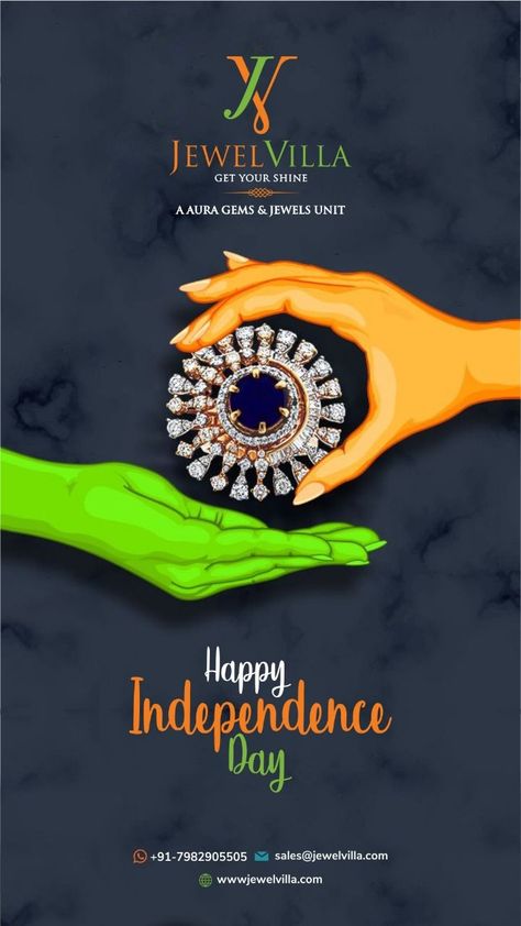 In Advance Wishes You A Happy Independence Day! Let's Celebrate Freedom By Promoting The Human Rights Culture In Which Respect, Dignity And Equality Become A Code For Living! #IndependenceDay #Independenceday2021 #freedom #celebration #happy #india #love #indian #proud #jewelvilla #gemstonejewelry #goldjewelry #diamondjewelry #jewelryforsale #onlineshopping Indian Independence Day, India Love, Jewelry Ads, Jewelry Post, Happy Independence, Let's Celebrate, Happy Independence Day, Lets Celebrate, Box Design