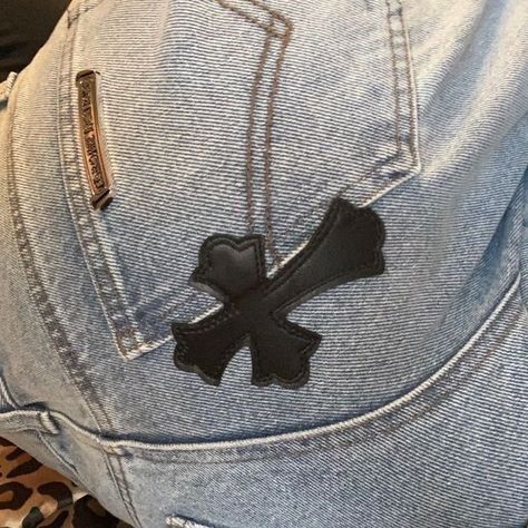 Chrome heart jeans Chrome Hearts Jeans, Jeans Aesthetic, Super Rich Kids, Hearts Girl, Fire Fits, Rich Kids, Chrome Hearts, Party Girls, Fashion Killa