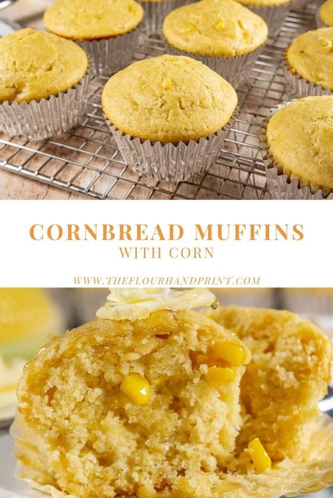 Homemade Cornbread Muffins, Cheddar Cornbread Muffins, Jalapeno Cheddar Cornbread Muffins, Homemade Cornbread Mix, Recipe For Cornbread, Easy Cornbread Muffins, Sweet Corn Muffins, Sweet Cornbread Muffins, Fresh Corn Recipes