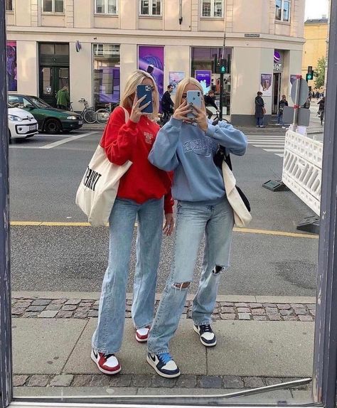 Current Aesthetic, Bff Matching Outfits, Adrette Outfits, Bestie Outfits, Matching Outfits Best Friend, Mode Hipster, Best Friend Outfits, Moda Streetwear, Bff Outfits