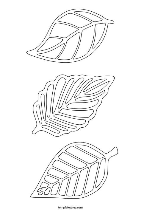 Free Printable Leaf Templates for Creative Crafting Leaf Outline Template, Leaf Template Printable, Leaf Templates, Printable Outline, Printable Leaves, Visible Veins, Leaf Outline, Memory Album, Leaf Template