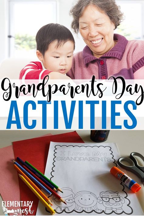 Grandparents Day in the Classroom.Grandparents Day falls in the month of September, which is already a fairly hectic month for teachers. You’re just starting to get into a routine after the back-to-school rush, so this could be your first holiday to work into your lesson plans. It doesn’t have to completely interrupt your routine, however. If you work the holiday into your reading and writing schedule, it’ll be much easier! Learn more about my grandparents day lesson plan here. Grandparents Day Activities For School, Grandparents Day Ideas For School, Preschool Grandparents Day, Grandparents Day Preschool, American Symbols Unit, Writing Schedule, Grandparents Day Activities, September Activities, National Grandparents Day