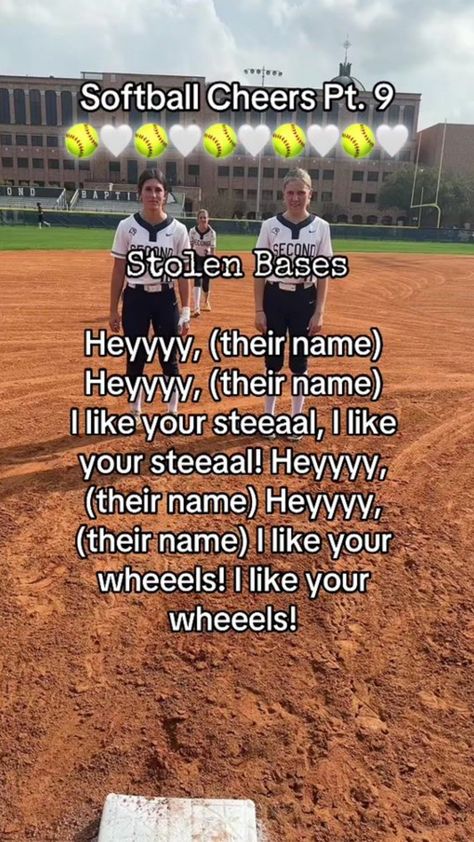 Softball Chants For Batters, Softball Chants And Cheers, Baseball Chants, Softball Humor, Cute Softball Quotes, Inspirational Softball Quotes, Softball Dugout, Catcher Softball, Softball Chants