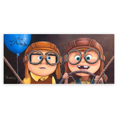 Up ''Adventure Awaits'' Giclée by Michelle St.Laurent – Limited Edition | shopDisney Up Carl Y Ellie, Disney Movie Up, Carl Y Ellie, Disney Prices, Up Pixar, Goofy Disney, Disney Treasures, Disney Fine Art, Art Production