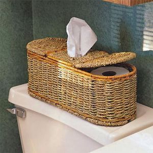 basket for toilet paper storage | ... Baskets For Toilet Paper & Kleenex Tissue Storage In The Bathroom Tissue Basket Toilet Paper, Wicker Toilet Paper Holder, Storage For Toilet Paper, Toilet Topper Ideas, Powder Room Toilet Paper Storage, Toilet Paper Storage Basket, Toilet Paper Storage Ideas Small Spaces, Toilet Paper Storage Ideas, Toilet Tank Basket