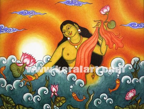 Swastik Mural Paintings, Copper Sulphate, Mythological Stories, Buddha Painting Canvas, Childhood Memories Art, Mural Paintings, Buddha Art Drawing, Kerala Mural Painting, Indian Art Gallery