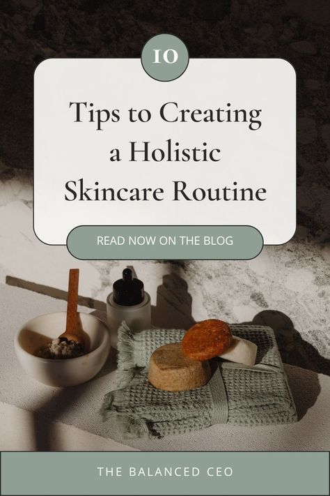 Discover the secrets to a radiant and glowing skin with our guide to creating a holistic skincare routine! Learn effective techniques to rejuvenate your skin naturally before reaching for new products. From mindful self-care rituals to DIY treatments, unlock the holistic approach to glowing skin! via @thebalancedceo Skincare Routine Natural Ingredients, Holistic Face Care, Skincare Ritual Aesthetic, Skin Education, Holistic Facial, Holistic Skincare, Ways To Destress, Organic Skin Care Routine, Nontoxic Skincare