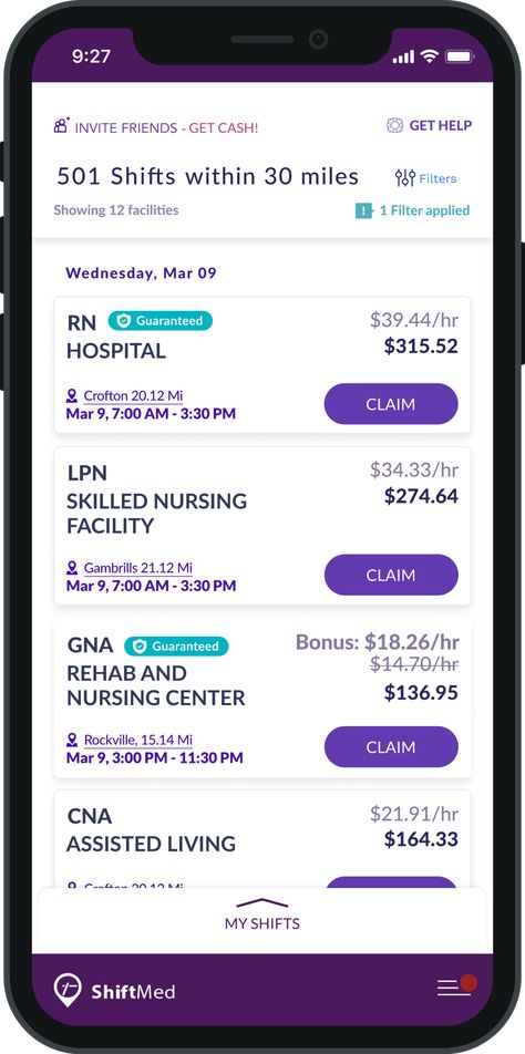 Hiring for CNA, GNA, LPN, and RN jobs near you. Download the ShiftMed app today! Cna Essentials, Cna Black Women, Cna Aesthetic, Cna Study Guide, Lpn School, Traveling Cna, Cna Jobs, Nursing School Inspiration, Cna Life