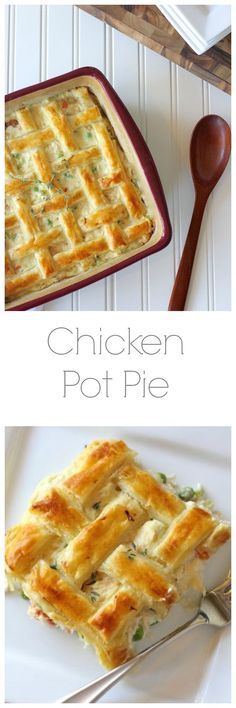 Chicken Pot Pie with three shortcuts to make it quick and easy! Dessert Sushi, Shrimp Dinner, Think Food, Ideas Family, Chicken Pot, Chicken Pot Pie, Pot Pie, Iftar, Turkey Recipes