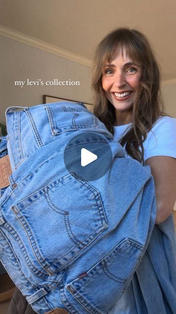 millennial mom w/gen z style on Instagram: "when the jeans are good, the rest don’t matter.🎶👖👌🏼 vintage levi’s >>> my favorite style numbers are 501s, 505s, 560s, + 509s. so next time you’re thrifting, keep an eye out for these numbers!😘 #vintagelevis #denimcollection" 90s 501 Jeans Outfit, Levis Jeans Vintage, Levis 505 Woman Outfit, Vintage Relaxed Fit Jeans For Everyday, Jean Levi’s 501 Outfit, Levis 501 Outfit Vintage, Levi 501, Vintage Levis Jeans Outfit, Thrifted Levi Jeans