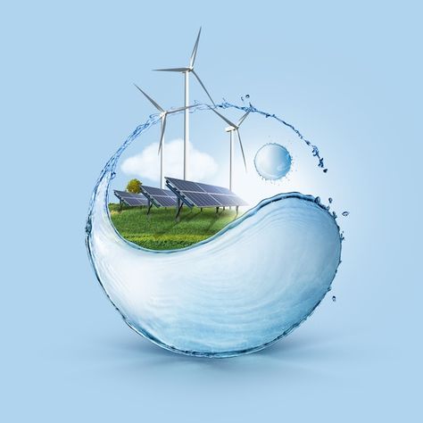 World Environment Day Posters, Water Sustainability, Water Poster, Architecture Background, Water Energy, Water Splash, Environment Day, World Environment Day, Blue Sky Background