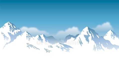 Snowcapped mountains - background. Drawing of snowcapped mountain range backgrou #Sponsored , #ad, #AFFILIATE, #mountains, #Drawing, #range, #background Mountain Illustration Simple, Snow Mountain Illustration, Mountain Range Drawing, How To Draw Painting, Snowcapped Mountains, Mountains Background, Mountain Background, Mountain Drawing, Mountain Illustration