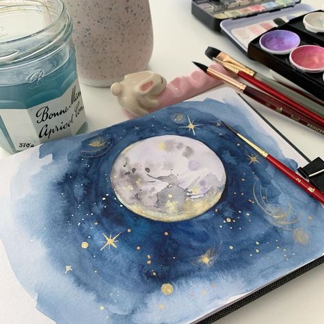 Art Du Croquis, Love Watercolor, Seni Cat Air, Galaxy Painting, Watercolor Art Lessons, Lukisan Cat Air, Arte Inspo, Art Inspiration Painting, Painting Art Projects