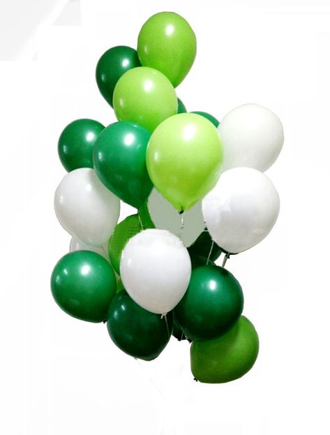 AmazonSmile: AnnoDeel 50 Pcs 12inch Green and White Balloons,3 Color White Light Green Balloons and Dark Green Balloons for Birthday Wedding Party Spring Decorations: Health & Personal Care Birthday Party Decorations For Adults, Balloon Ceiling, Green Balloons, Green Balloon, Birthday Party Balloon, Jungle Party, Adult Birthday Party, Party Scene, Safari Party