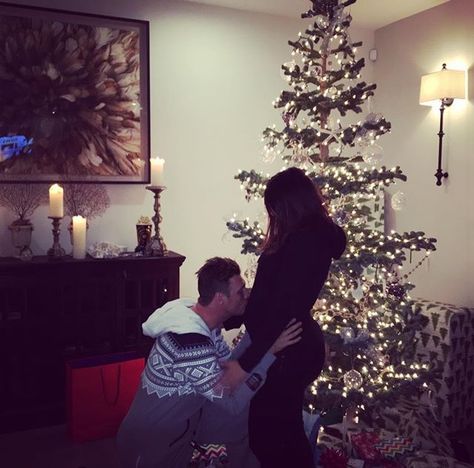 Nick and Lauren Carter Christmas 2015 Lauren Carter, Nick Carter, Christmas 2015, Backstreet Boys, Celebrity Couples, Favorite Celebrities, Cd, Christmas Tree, Couple Photos