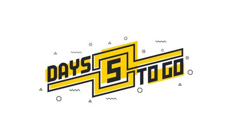 Days To Go Countdown, Countdown Sign, Emoji Photo, Photo Art Gallery, Sale Poster, Ibm Logo, Vector Art, Promotion, For Free