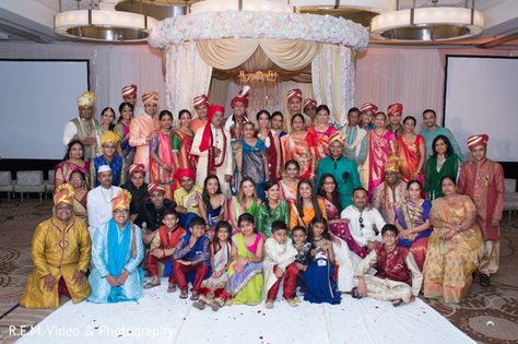 Indian couple with family members and friends at wedding ceremony http://www.maharaniweddings.com/gallery/photo/91393 @source/blissfulweddingsandevents.com Friends At Wedding, Indian Couple, Porto Portugal, Gallery Photo, Family Members, Wedding Ceremony, Bridal Jewelry, Vision Board, Fair Grounds