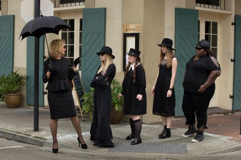 Ready to walk in the footsteps of horror? 😱 The real LaLaurie Mansion tour is here to serve up some serious chills—no TV screen required! Step inside the infamous house that inspired American Horror Story: Coven, and find out why even the ghosts are afraid to leave! 🏚️ Just remember, this isn’t fiction…it’s freakier! #AHS #SpookyTour Coven Fashion, Delphine Lalaurie, Apocalypse Costume, Modern Witch Fashion, Nova Orleans, Ahs Coven, American Horror Story Seasons, American Horror Story Coven, Face Anime