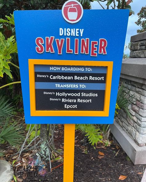 The skyliner is a scenic way to travel. The cars are decorated with characters of all kinds. Did you know there is a stationary car that stays still? Once you are loaded into the stationary car you are moved into line and your trip begins. #disneyskyliner #friendlikemetravelco #disneytransportation #travelplanner Just The 2 Of Us, Pop Century Resort, Caribbean Beach Resort Disney, Disney Transportation, Pop Century, Garden Festival, Vacation Planner, Caribbean Beaches, Family Of 4