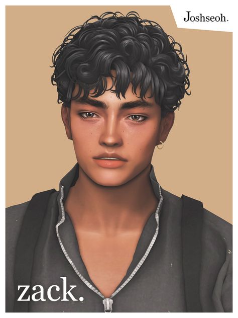 Sims Cc Men Hair Curly, Sims 4 Mens Curly Hair, Male Sims 4 Skin Cc, Sims Mens Hair, Sims Guy Hair, Boys Hair Sims 4 Cc, Sims 4 Edgar Cut, Cc Male Hair Sims 4, Sims Cc Mens Hair