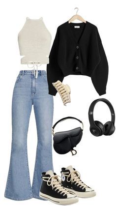 Everyday Fashion Outfits, Casual Day Outfits, Easy Trendy Outfits, High Waisted Jeans, Cute Everyday Outfits, Mode Inspo, Really Cute Outfits, Casual Style Outfits, Lookbook Outfits