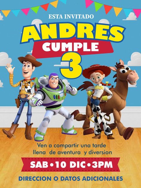 Toy Story Printables, Toy Story Invitations, Baby Boy Birthday Cake, Toy Story Birthday Party, Toy Story 3, Woody Toy Story, Baby Boy Birthday, Toy Story Birthday, Toy Story Party