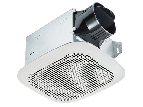 Delta ITG70BT - 70 CFM Fan with Bluetooth Speaker Exhaust Fan - Delta BreezIntegrity Bathroom Exhaust Fan Light, Bath Exhaust Fan, Bathroom Ventilation Fan, Ceiling Exhaust Fan, Bathroom Vent Fan, Ceiling Bathroom, Bathroom Vent, Bath Fan, Bathroom Ventilation