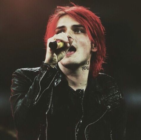 Danger Days, Gerard Way, Red Hair, A Man, Avatar, Singing, Red, Hair, Black