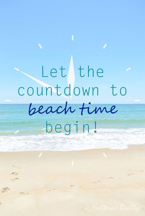 Countdown to beach time! Family Vacation Quotes, Beach Sayings, Summer Beach Quotes, Vacation Quotes, Ocean Quotes, Ormond Beach, I Love The Beach, Beach Quotes, Summer Quotes