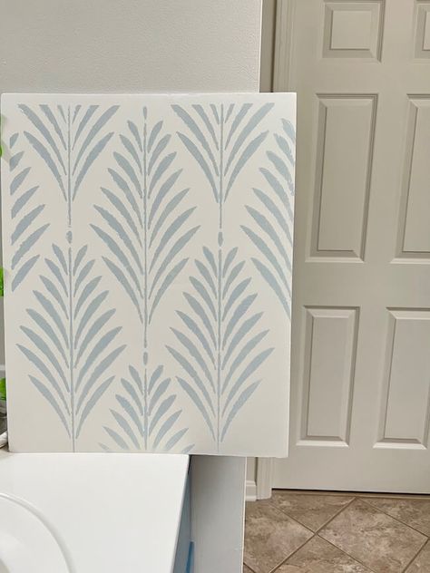 How to Use a Wall Stencil - ORC Week 4 Update - Perfecting Places Easy Wall Stencil, Leaf Wall Stencil, Large Wall Stencil, Wall Stencil Patterns, Shower Inserts, Wall Stencil, One Room Challenge, Challenge Week, Stencil Patterns