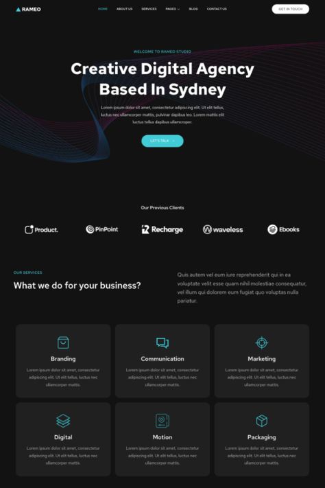 Dark Digital Agency web design Marketing Agency Web Design, Web Design Agency Website, Web Design Dark, Creative Agency Website Design, Elementor Website Design, Website Agency, Agency Web Design, Agency Website Design, Dark Modern