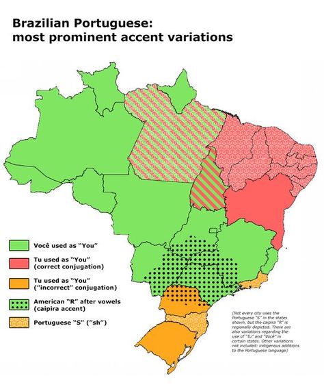 Brazilian Portuguese accent variations by region/state.by... https://t.co/ueHJC4VuhH #maps https://t.co/gHh33PVFtM Learn To Speak Portuguese, Outside Of School, Learn Brazilian Portuguese, Portuguese Lessons, Scottish Accent, Common Quotes, Portuguese Brazil, Learning A New Language, Brazilian Portuguese