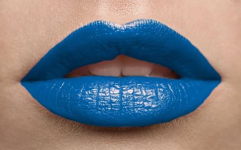 Buy Lipstick Royal Blue Vegan Paraben Free Mineral Makeup Cream Lipstick Full Coverage bold Long Wearing lip Color Gift ROYAL Online in India - Etsy Blue Lipstick Looks, Clear Cosmetic Bag, Blue Lipstick, Beauty Make-up, Mineral Makeup, Cream Lipstick, Color Balance, Creamy Texture, Online Makeup