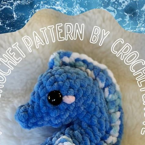 Free Crochet Patterns Sea Animals, Sea Creatures Crochet Pattern Free, Sea Horse Crochet Pattern Free, Crochet Ocean Animals Free Pattern, Crochet Pocket Pals Free Pattern, Seahorse Crochet Pattern Free, Crochet Seahorse Free Pattern, Large Crochet Plushies Pattern Free, Sea Horse Crochet