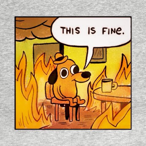 This Is Fine Dog, This Is Fine Meme, Free Kids Books, Funny Posters, Black Cartoon, Design Reference, Tattoo Sketches, Drawing Reference, Abstract Pattern