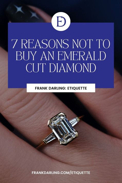 Have your heart set on an emerald cut engagement ring? We don’t blame you. Emerald cut diamonds are timeless, icy and always chic. But they also have their challenges. We’re here to answer all your burning emerald cut diamond questions! Wedding Sets Rings Emerald Cut, Emerald 2 Carat Ring, Emerald Cut Engagement Ring Sizes, 1 Carat Emerald Cut Diamond Ring, Large Emerald Cut Diamond Ring, 2.5 Ct Emerald Cut Engagement Ring, Emerald Setting Engagement Ring, 2ct Emerald Cut Engagement Ring, Emerald Cut Carat Size