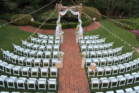 Seating Arrangement Wedding, Wedding Ceremony Chairs, Wedding Ceremony Seating, Atlanta Wedding Venues, Wedding Photography Checklist, Georgia Wedding Venues, Ceremony Chairs, Garden Venue, Garden Wedding Venue