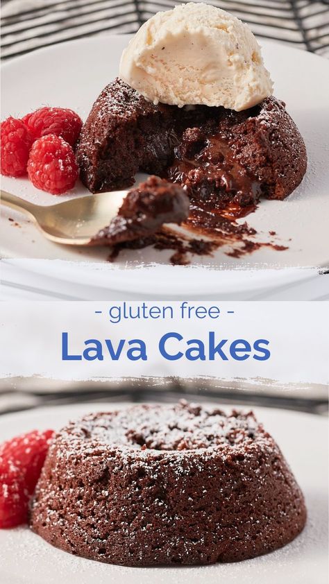 Gluten Free Lava Cake Recipe, Crock Pot Lava Cake, Chocolate Lava Cake Easy, Slow Cooker Chocolate Lava Cake, Gluten Free Crock Pot Recipes, Lava Cake Recipe, Gluten Free Cake Recipe, Lava Cake Recipes, Gluten Free Chocolate Cake