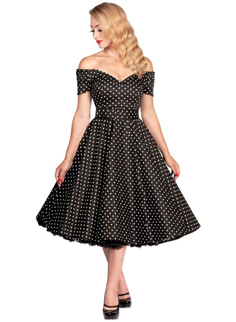 Rock N Roll Dress, Rockabilly Dresses, Retro Looks, Pin Up Outfits, Circle Dress, Vintage 1950s Dresses, Rockabilly Dress, 50s Dresses, Feminine Dress