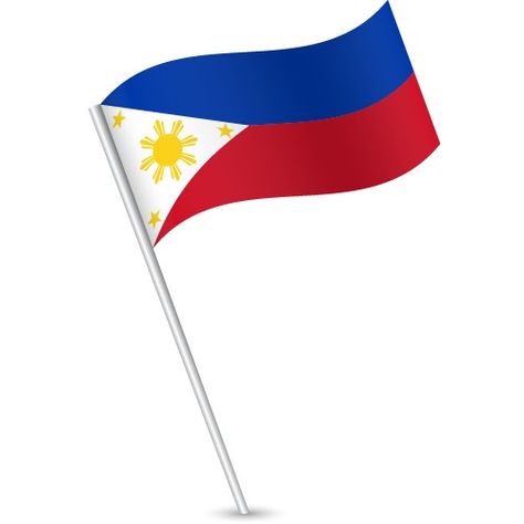 Vector flag of the Philippines - Flagpole Html Symbols, Flag Philippines, Flag Of The Philippines, Gadsden Flag, All Flags, Flag Icon, Flag Vector, Flag Stand, Map Vector