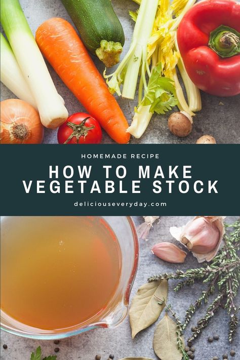 Homemade Vegetable Stock, Homemade Vegetable Broth, Moroccan Carrots, Stock Recipes, Vegetable Scraps, Veggie Stock, Broth Recipes, Spring Vegetables, Delicious Vegetables