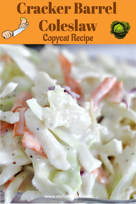 Cracker Barrel Coleslaw Dressing, Coleslaw With Ranch Dressing, Cracker Barrel Coleslaw Recipe, Miracle Whip Coleslaw Dressing, Copycat Restaurant Recipes Cracker Barrel, Culvers Coleslaw Recipe, Ranch Coleslaw Recipe, Copycat Coleslaw Recipe, Copycat Coleslaw