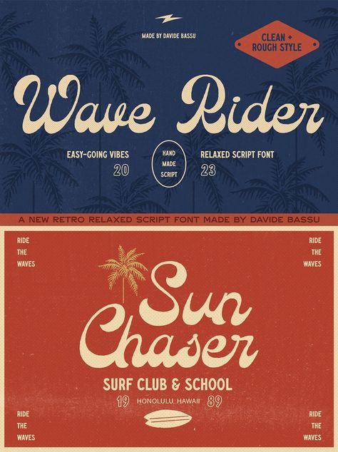 🏖️ Beach Fonts: Ride the Tide of Chill Vibes in Lettering 🌊 Ride the waves of typography with our "Beach Vibes" font collection, featuring more than 30 unique designs in a range of styles like scripts, serifs, handwriting, sans-serifs, and others. These fonts capture the essence of coastal living, perfect for infusing your projects with a touch of sun and sea. All of these fonts offer easy licensing options, along with instant downloads for immediate use. Unleash your creativity with the Be... Beach Typography Design, Wave Lettering, Surf Typography, Sun Font, Beachy Fonts, Wave Typography, Ocean Font, Script Typography Design, Beach Typography